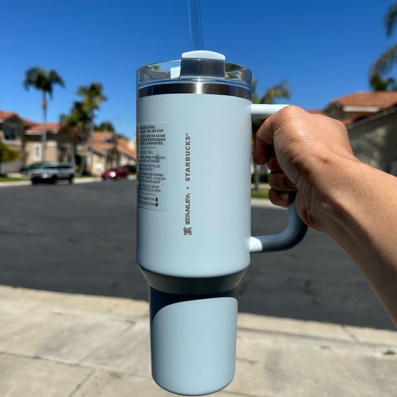 Starbucks | Dining | Starbucks X Stanley Spring Blue 4oz Flowstate ...